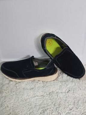 Camel Crown Men's Slip-On Loafers, Size 9.5, Color: Navy
